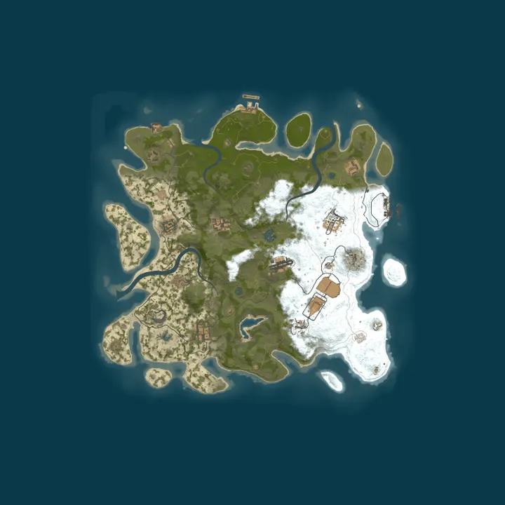 Map of 【PVE】原倍仿官|突袭据点|NPC|死亡不掉落|萌新