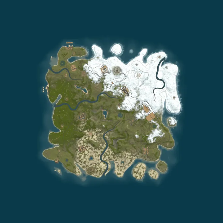 Map of Walking Dead RUST PVE | [PT/EN]