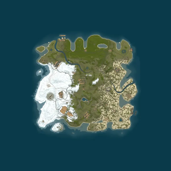 Map of US Rusty Bear 3x Monthly Solo | No Offlines | Noob Friendly | L