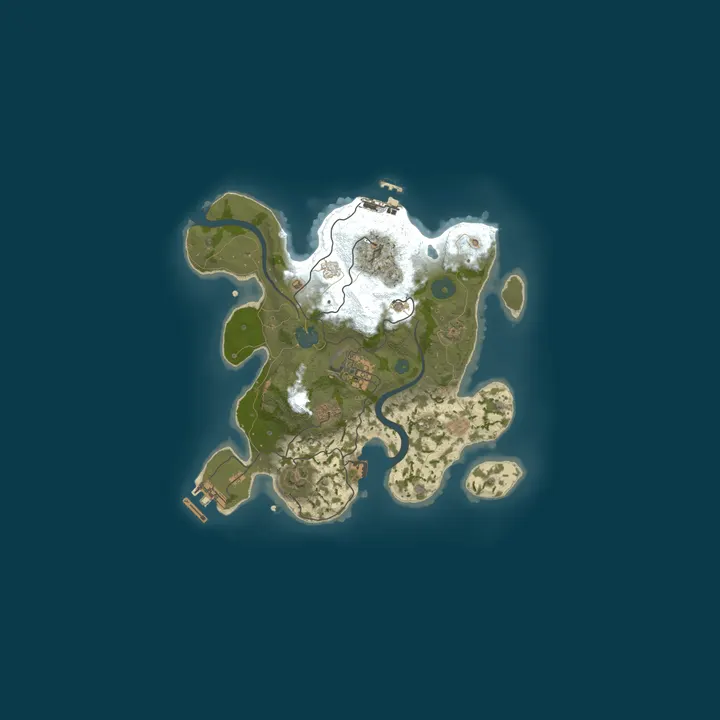 Map of [US] BLOODMONEY | 5X | MEDIUM MAP | KITS | SOLO/DUO/TRIO