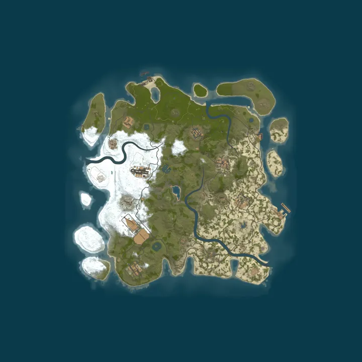 Map of HavenProject PvE 3x+ | Monthly | Trio | Kits | QoL | BpKeep