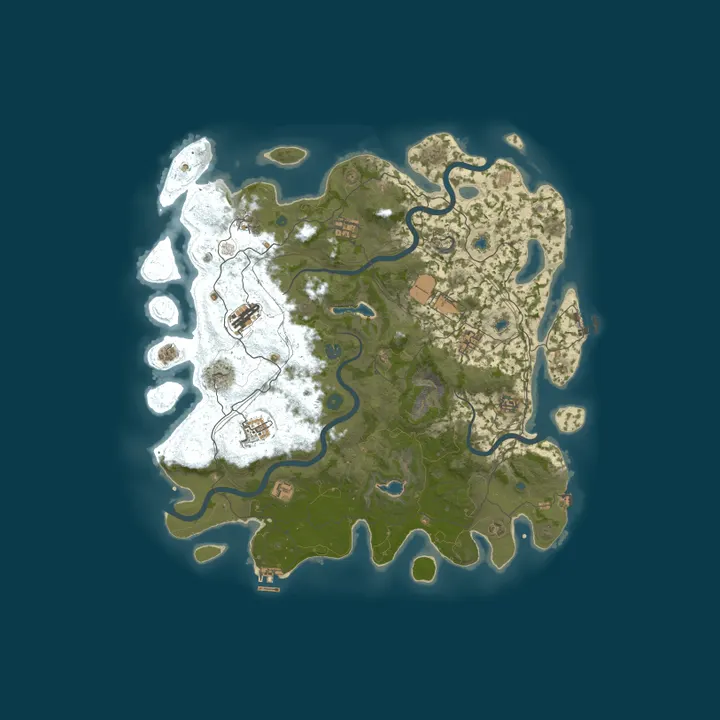 Map of EU 2x The Raid Redemption PVE - Kits/CustomVehicles