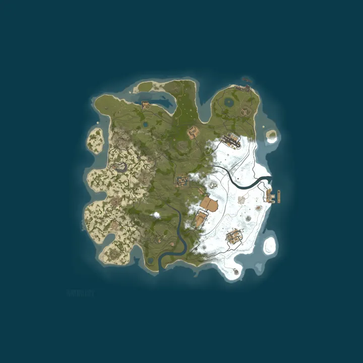 Map of #2 BroRust 2X VANILLA NOLIMIT WIPE 09.10