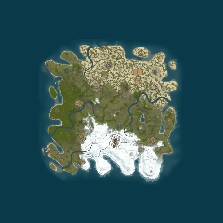 Map of [EU/UA] | RustWar | Classic | Vanilla | Europe
