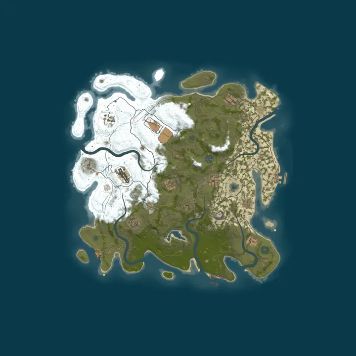 Map of よりみちRUST ─ JP/PVE/X2/beginner/vanilla+