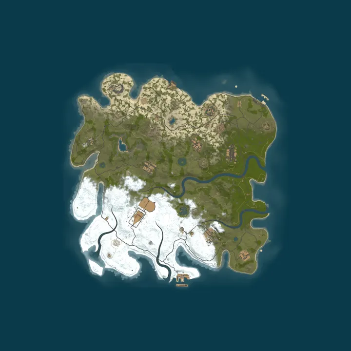 Map of [SEA] Nomad's Land | Vanilla | Solo Only