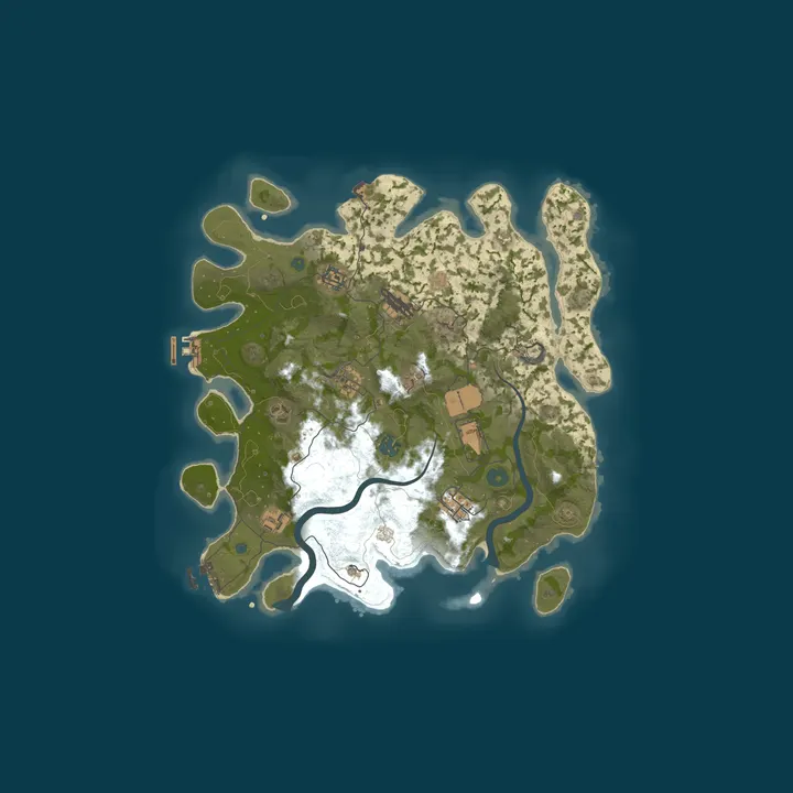 Map of [ SEA ] Rust Phoenix Reborn | Vanila | Solo/Duo/Tri/Quad | PVP 