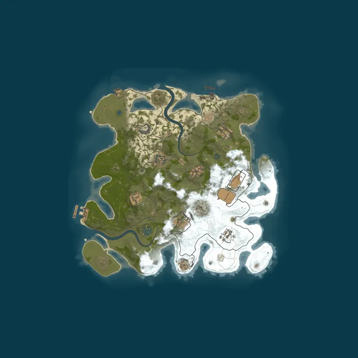 Map of RustyMain.eu X50X | MAX 5 | Skills | Kits | PvP | TP | Loot+