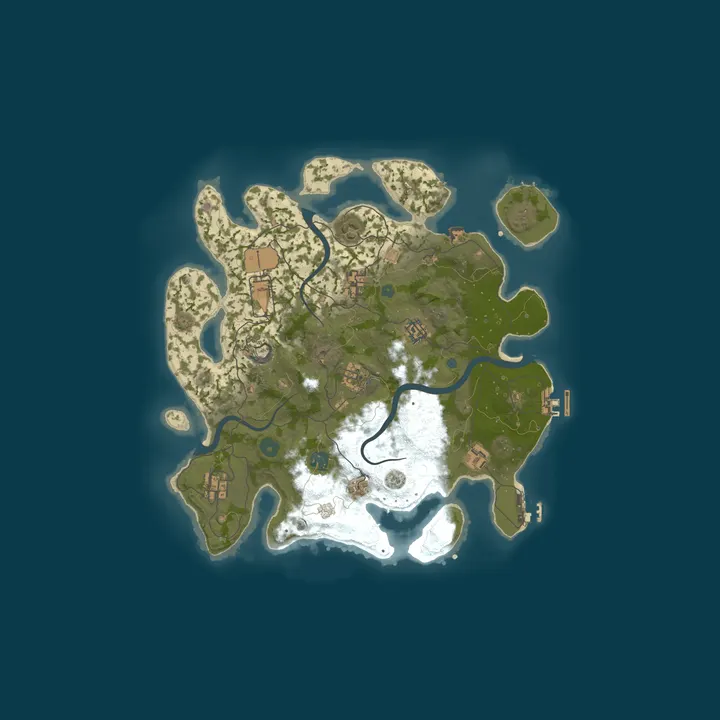 Map of Lazy Rusters V - Zombie Survival