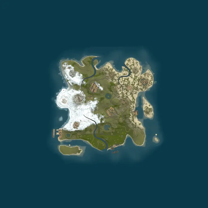 Map of NORTHWIND 2x [RU/EU] | Solo/Duo | Weekly wipes