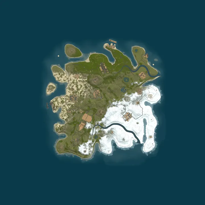 Map of 1staff | 2x Monthly | Island A