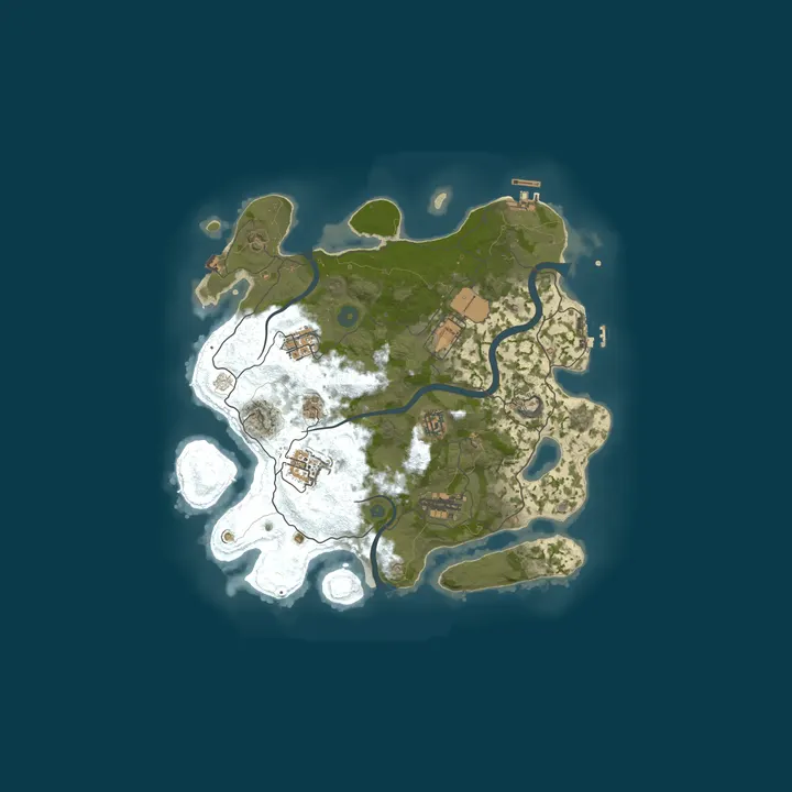 Map of RuggedNZ Wasteland