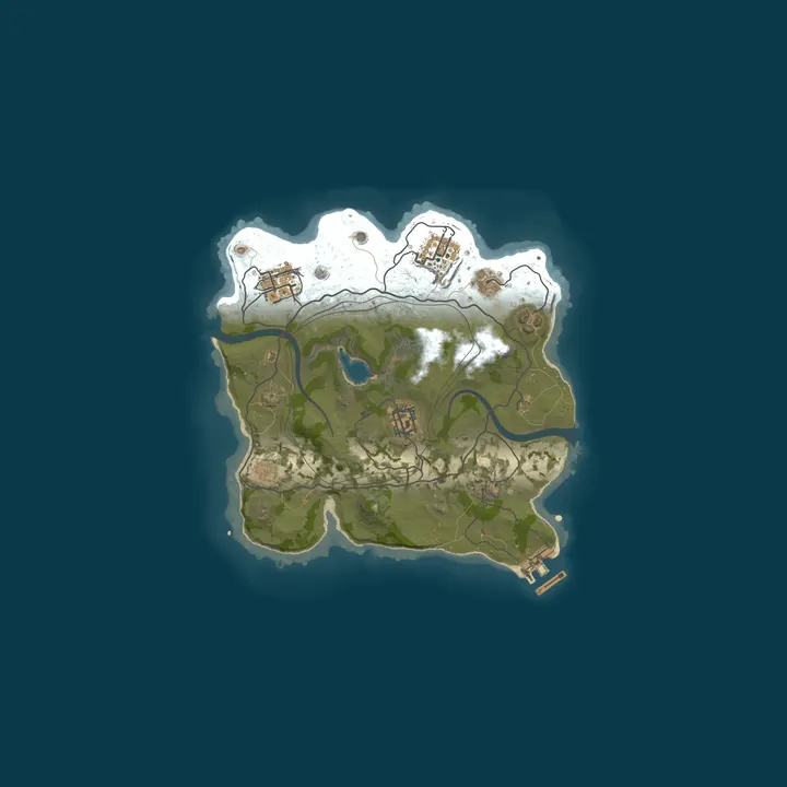 Map of My Untitled Rust Server