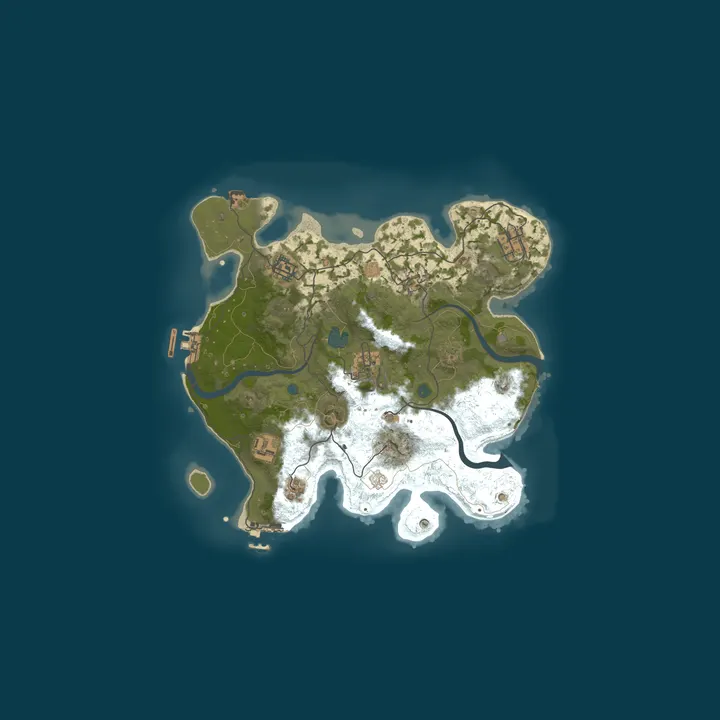 Map of Dry Creek Modded