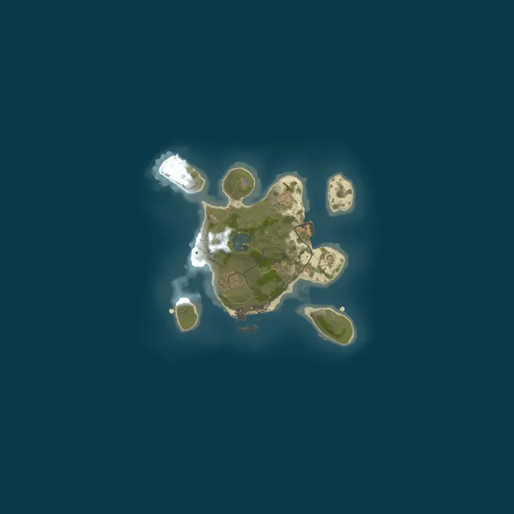Map of A Shockbyte x Discord Production Rust Server