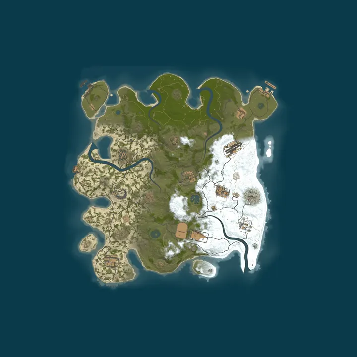 Map of A Shockbyte x Discord Production Rust Server