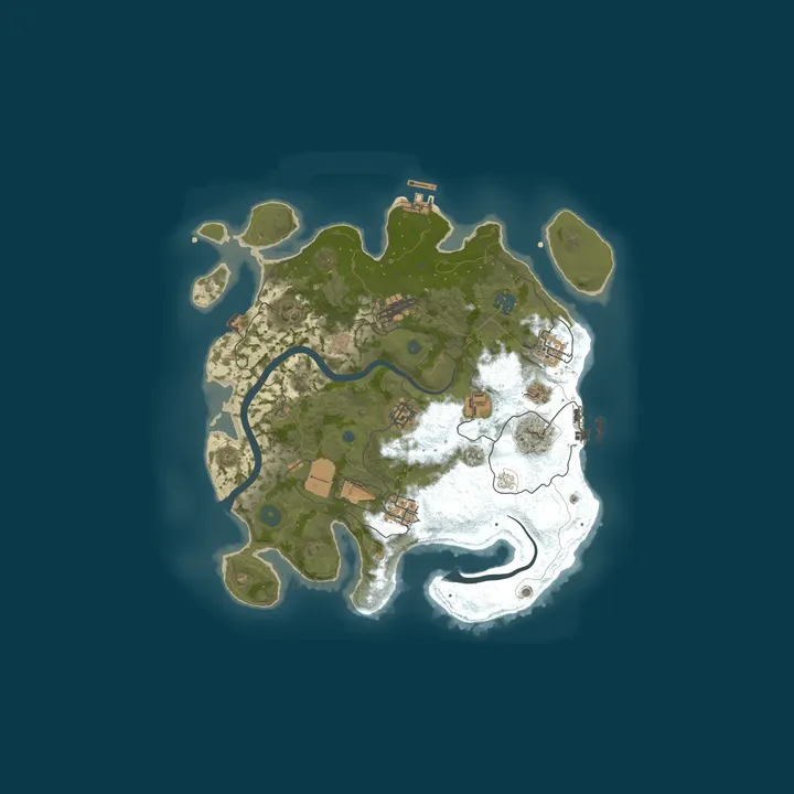 Map of [EU]NoLifeRust 2x Solo/Duo/Trio/LootX2/No Bp Wipes