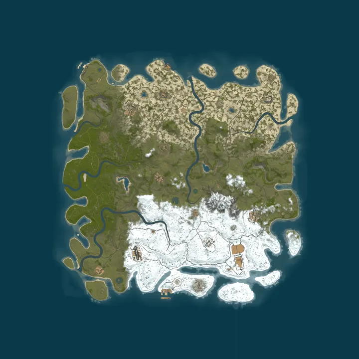 Map of Jimmys Rust Server