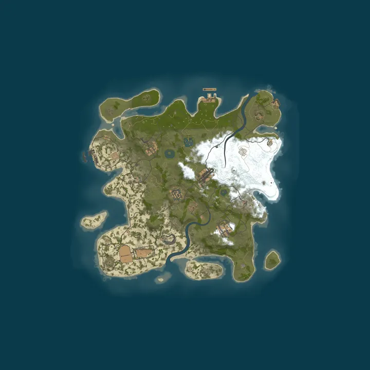Map of BagzNetwork | Rust FR x50 | No BP Wipe | Wipe mensuel