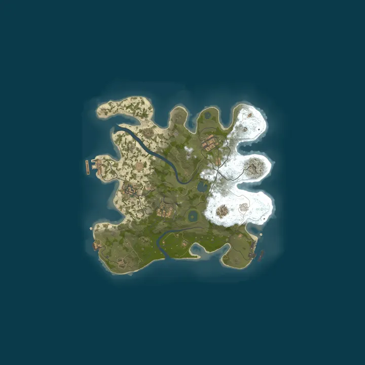 Map of X-ONE Rust Lab - Noob Protection
