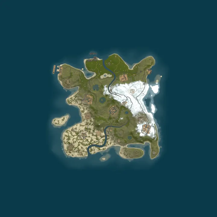Map of [NA] Exile Rust | SOLO ONLY | Vanilla | Weekly Wipe