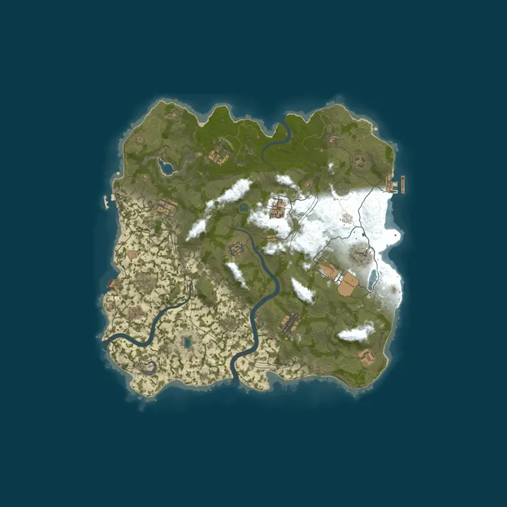 Map of EU RustLife.net | Solo/Duo | Fridays | Noob Friendly