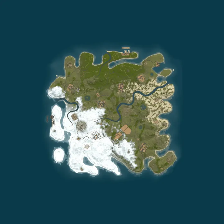Map of RUSTANE 2X SOLO/DUO/TRIO︱JUST FULLWIPED 13/10