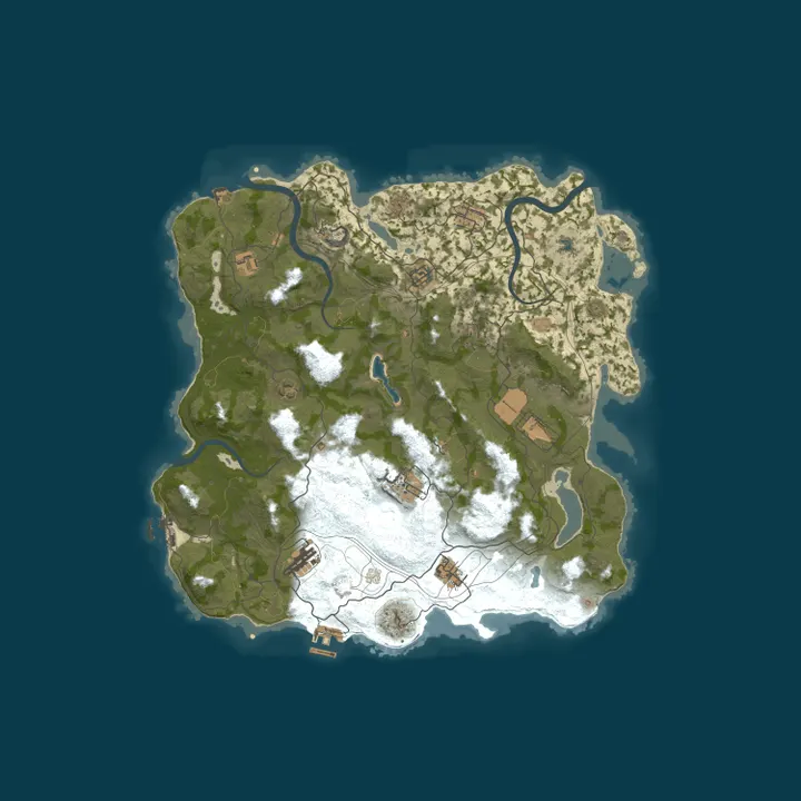 Map of US RENEGADE 2x Monthly | Solo Duo Trio Quad | 50% Upkeep |