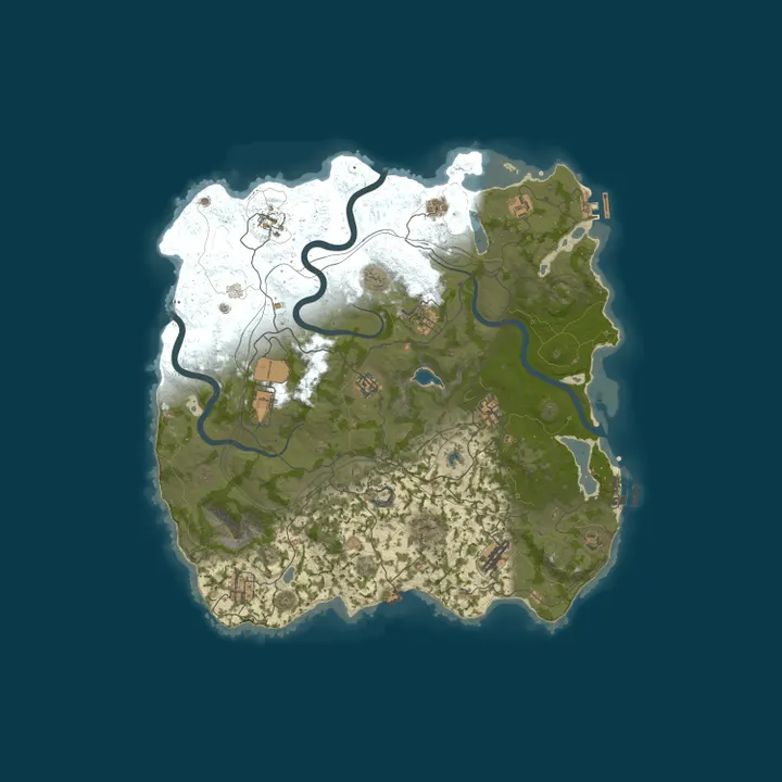 Map of US Rusty Rats 2x Monthly | Solo/Duo/Trio/Quad | 50% Upkeep | No