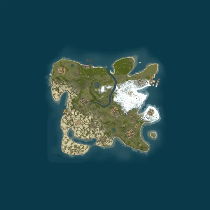Map of A Wabbanode Rust Server