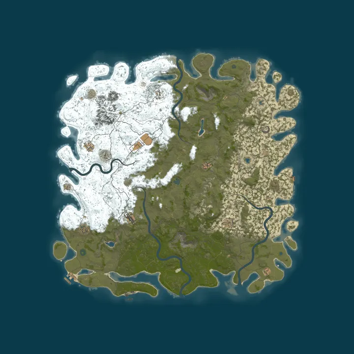 Map of AGIT(아지트) Rust Server
