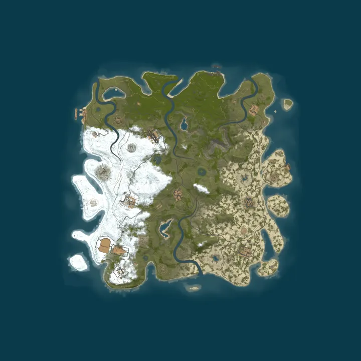 Map of [PL]PvE Spokojna Dolina|Skills|Raid|JetPack|Events