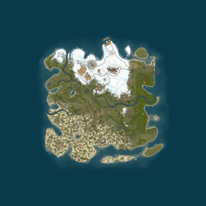 Map of [CZ/SK] GameTeam | PvE + PvP Monuments | Raids Final Week