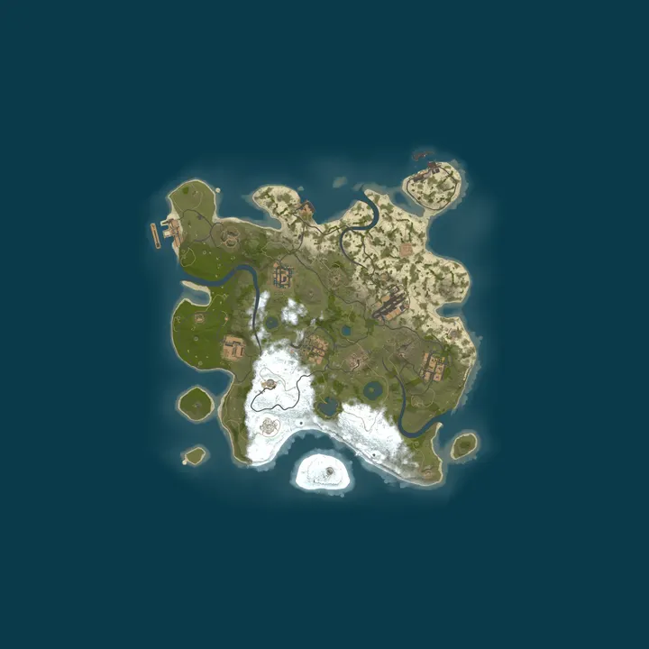 Map of BR LATAM - JUSTSURVIVOR - SOLO - DUO -TRIO - VANILLA