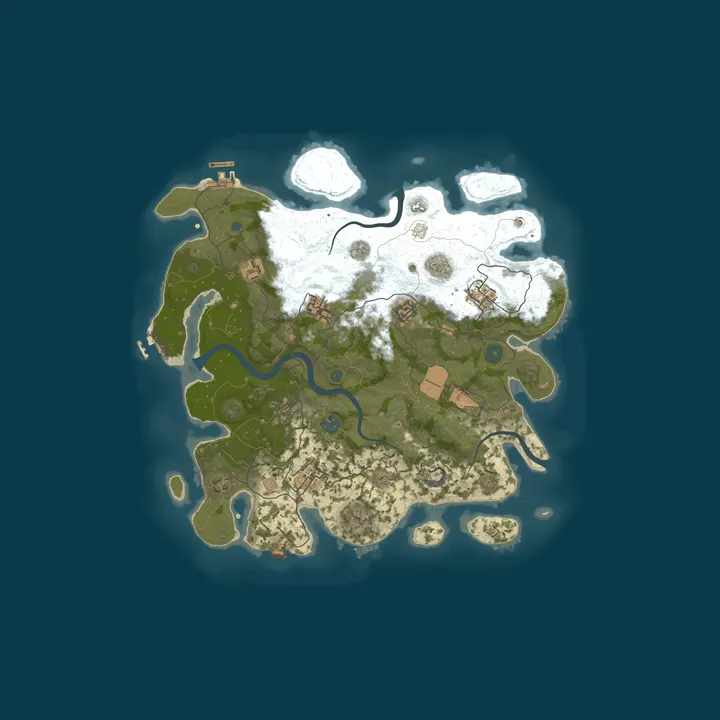Map of Rustio.eu - EU Vanilla Long