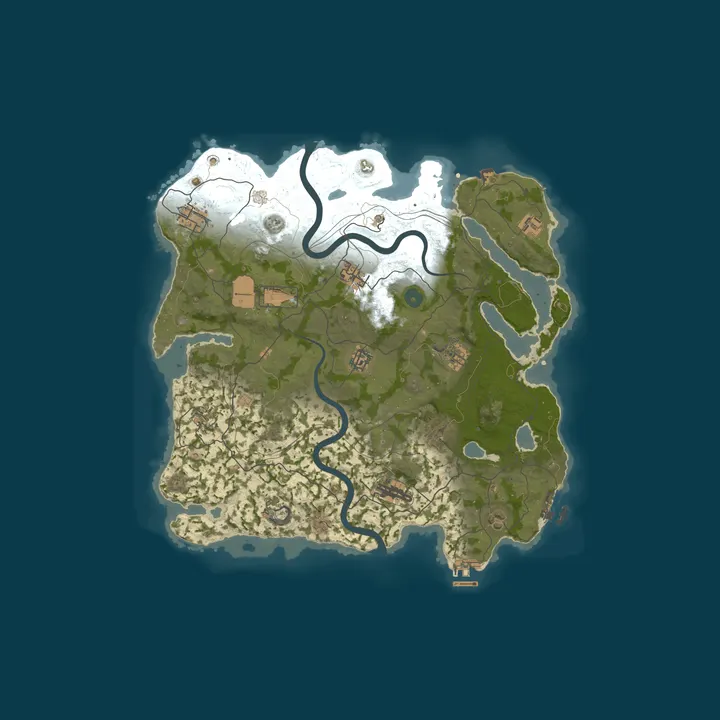 Map of [EU] RustyLife 5x Solo/Duo/Trio/Quad/Max 5 | x5