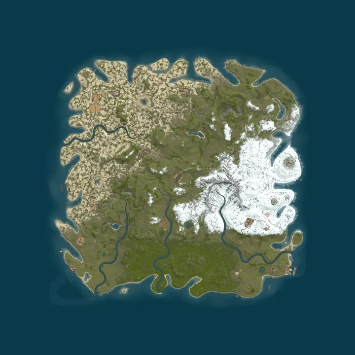 Map of Old Souls PVE AU (Raidable Bases)