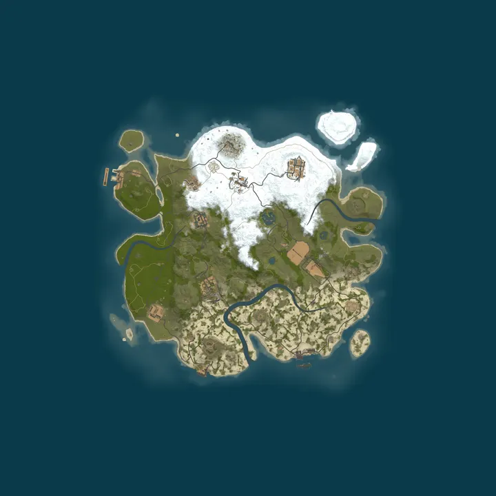Map of [РУ] R1rust 2x | Kits | No P2W | No Limit | Вайп СКОР