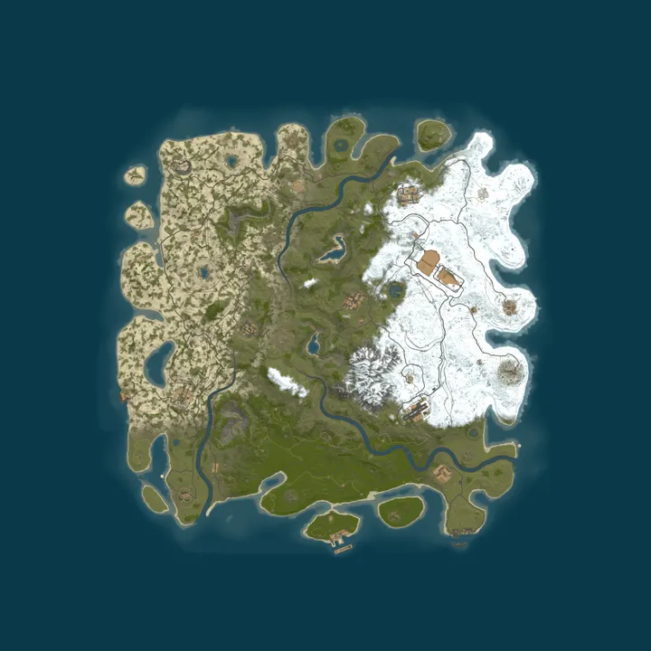 Map of Rayzen RUST | Для новичков | RU/EU