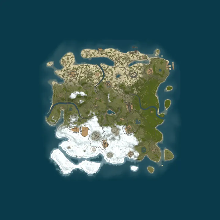 Map of Hosted by SurvivalHost.ORG