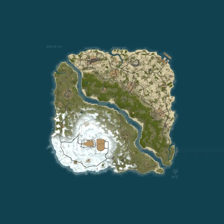 Map of #2 Wasilisc PvE  Для слабых ПК x1