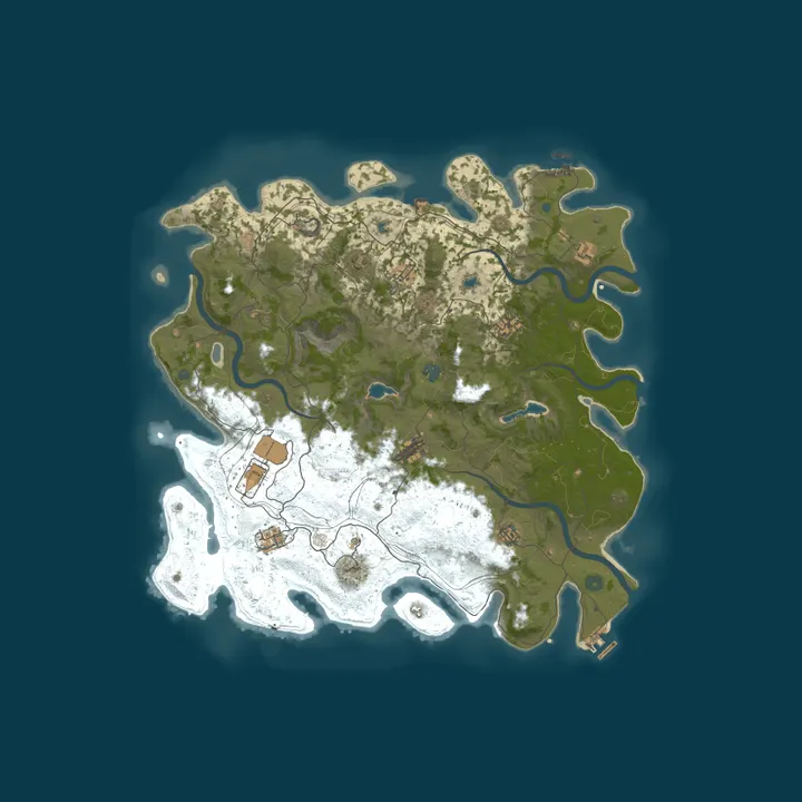 Map of BerLoga|Monthly|vanilla|EU|RU|LowCost|NoobFriendly|