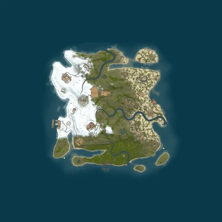 Map of URBAN RUST #1 [ X50 | NO LIMIT | KITS | CLANS | TP ]