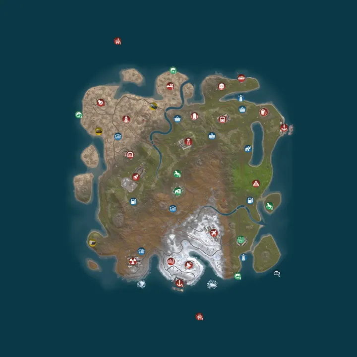 Map of Magic Rust #26 — Vanilla 2x (Solo/Duo) | Pyccкий