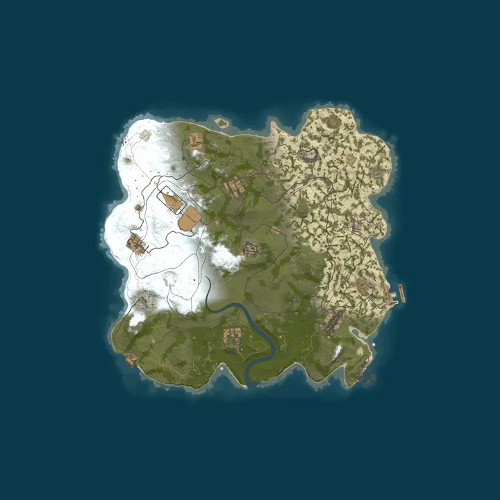 Map of WARBANDITS.GG EU 5X No BPs |Loot++|PvP|MyMini|Shop|X5 JUST WIPE