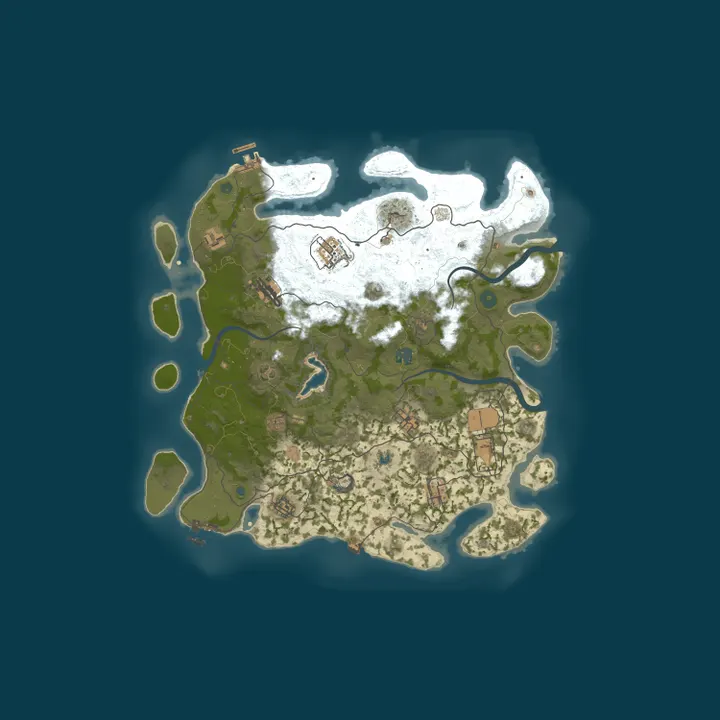 Map of Sakh Rust Modded X5
