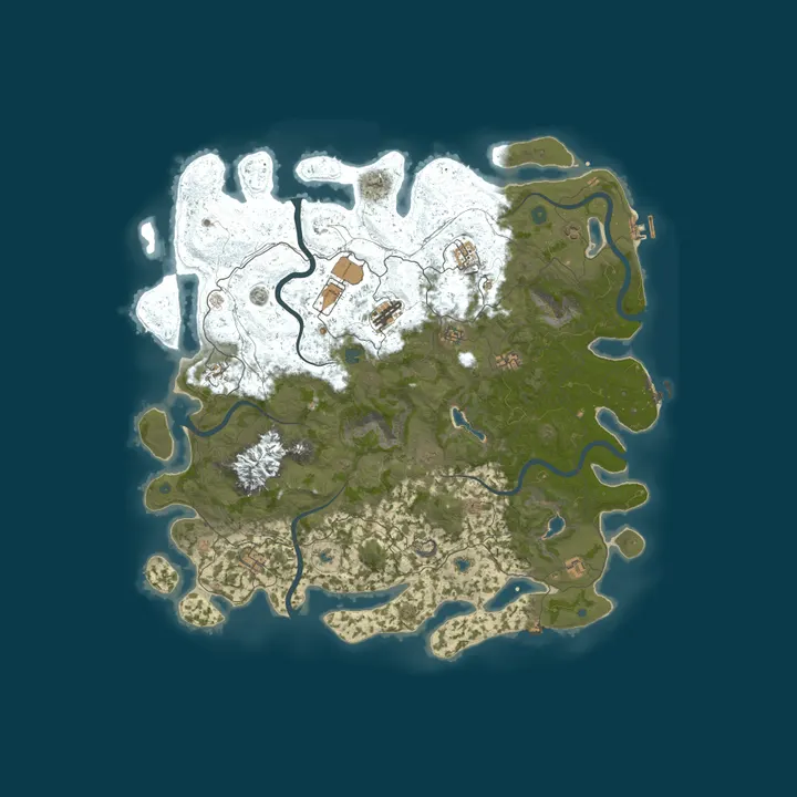 Map of Pirates of the Frozen Lake