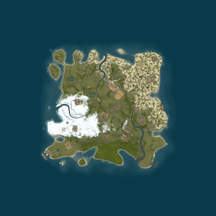 Map of RUSTILA[PVE]NoRAID|NoKILL|RAIDBASE|Events|Quest|TP