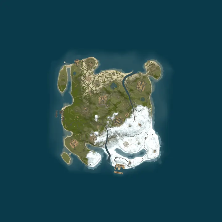 Map of [BR] RUST PLAYER 5X 09/10