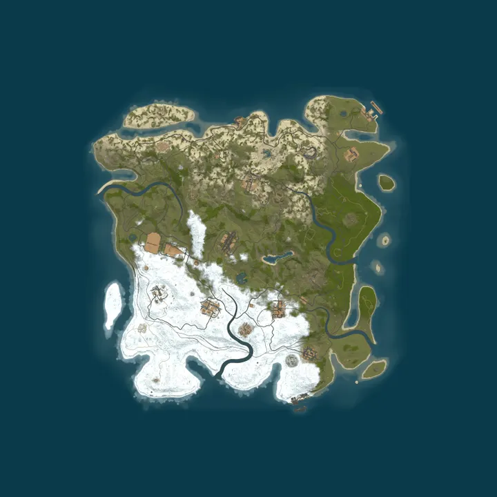 Map of 404 RUST SOLO/DUO/TRIO | ВС | ДЛЯ НОВИЧКОВ 11.10
